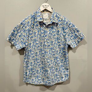 Denim & Flower Blue Daisy Floral Button-Up Shirt Men's
Size L